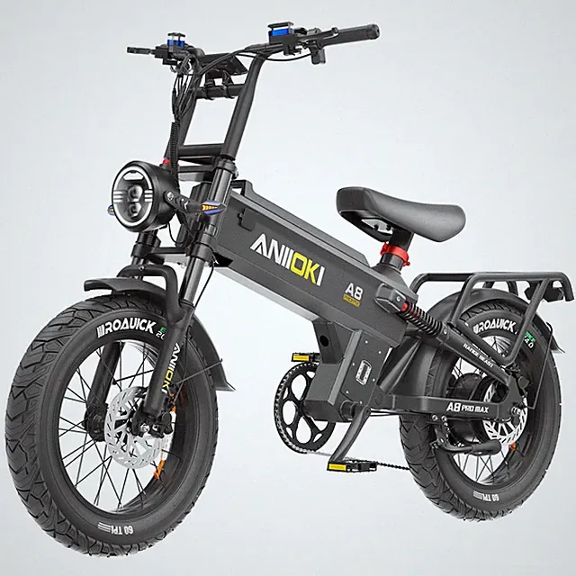 20" Electric Bike Peak 2000W 70AH Battery 210Miles Fat Tire Ebikes Single Motor