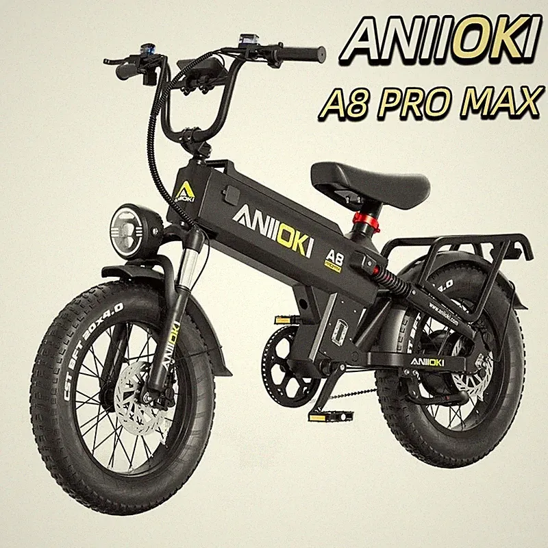 ANIIOKI A8 PRO MAX Ebikes 250W 48V 60AH FAT BIKE Electric Bicycle US
