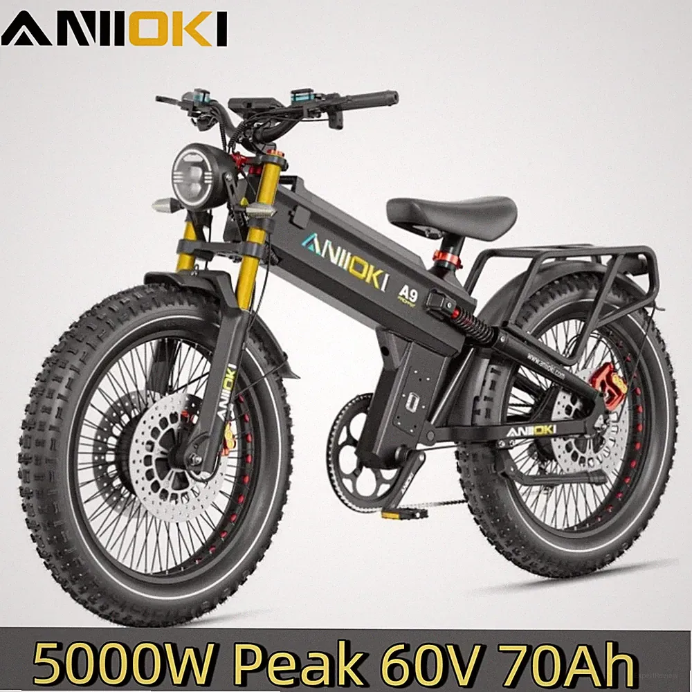 ANIIOKI A9 ProMax 60V 70Ah ,Dual Motors Electric Off-Road Bike for Adults..